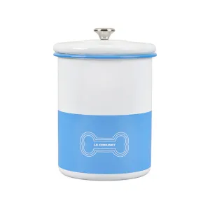 Le Creuset 4.25 qt. Treat Jar with Stainless Steel Knob - Light Blue