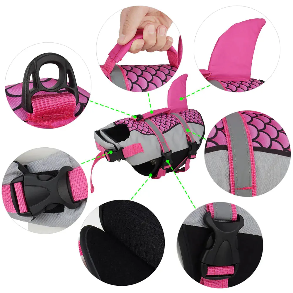 Life Vest Collar Harness Jacket For Pet