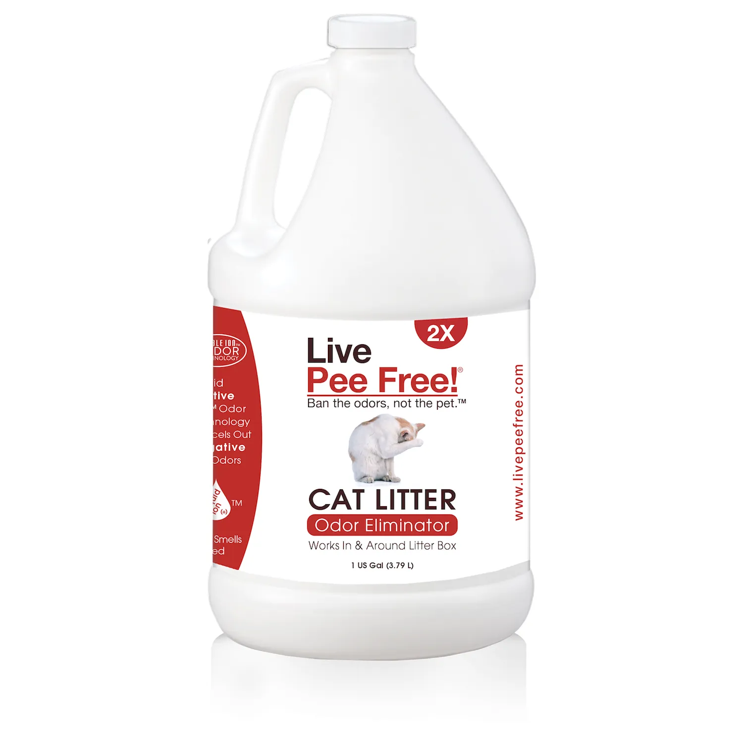 Live Odor Free!® Cat Litter 2X