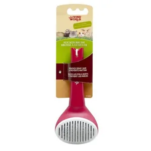 Living World Small Animal Slicker Brush, Self Cleaning