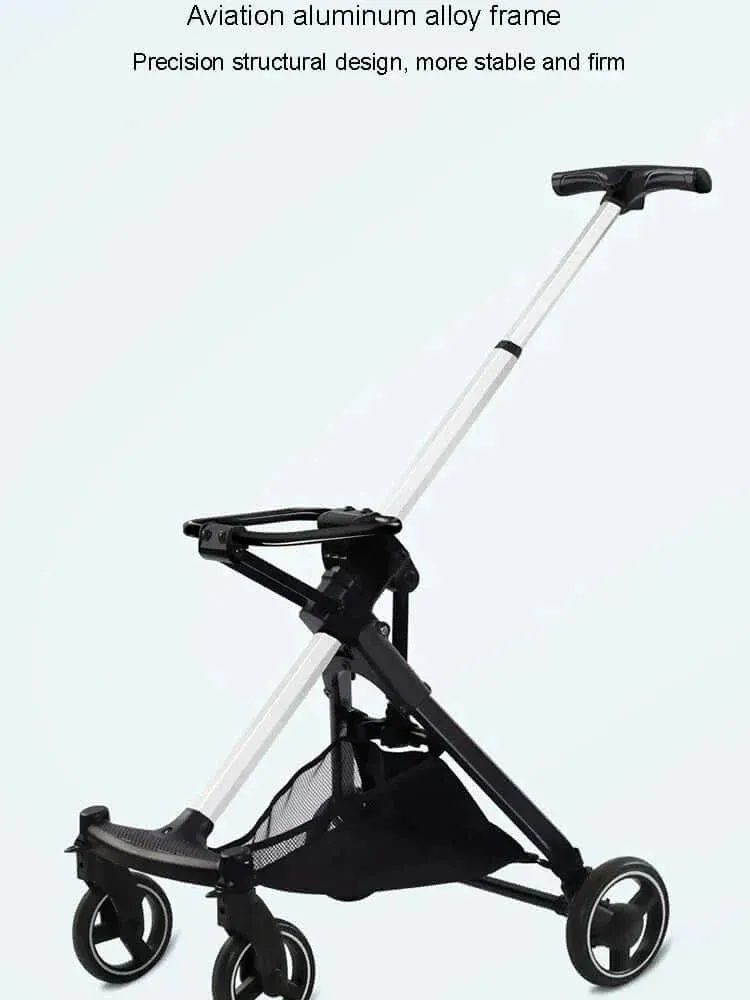 Luxury Ride for Paws: Foldable Stroller for Small & Medium Pets