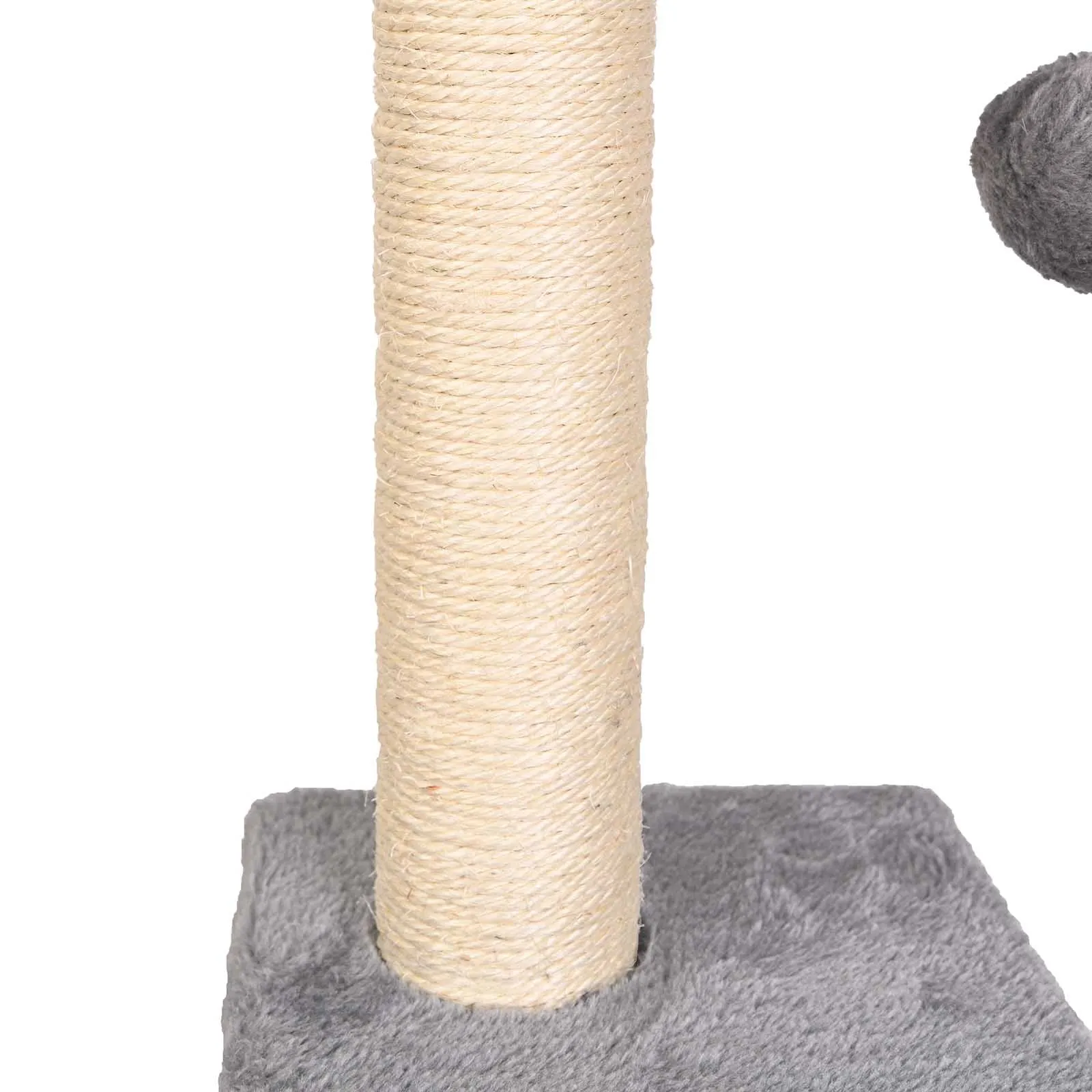 Multifunctional Sisal Scratcher Tree with Cat Tracks Toy Balls