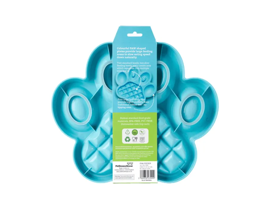 PAW SLOW FEEDER BOWL