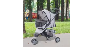 PawHut Pet Stroller D00-041GY 970 x 750 x 450 mm Grey