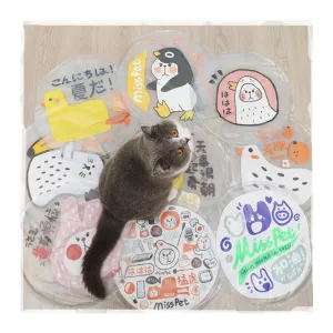 PAWS ASIA Supplier Pet Summer Round Cool Cute Fancy Comfy Mat Cat Bed Cushion