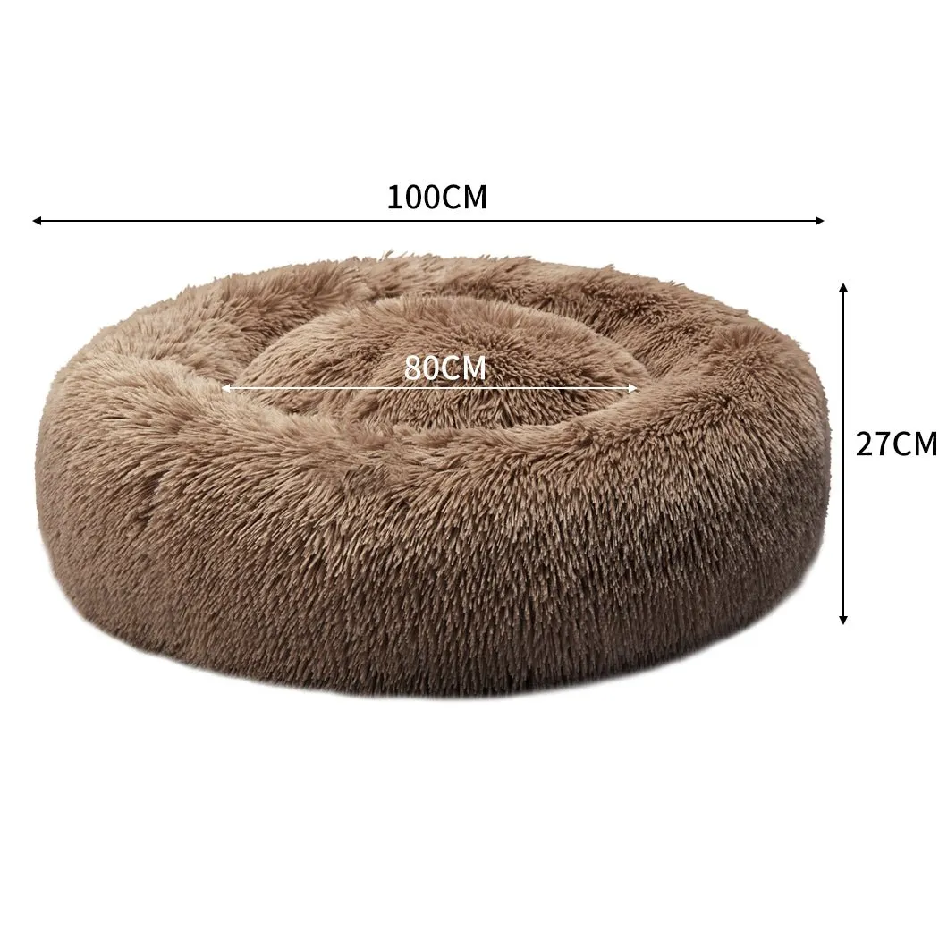 Pet Bed Mattress Dog Beds Bedding Cat Pad Mat Cushion Winter XXL Brown