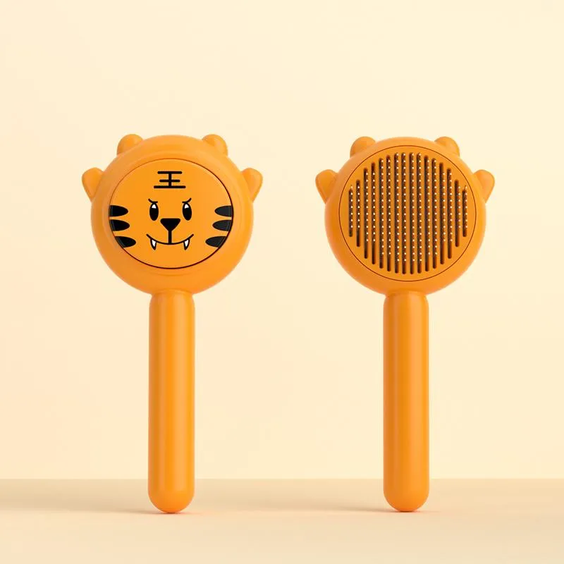 Pet comb, cat comb, pet brush, pet self-cleaning needle, pet hair remover, stainless steel pet comb