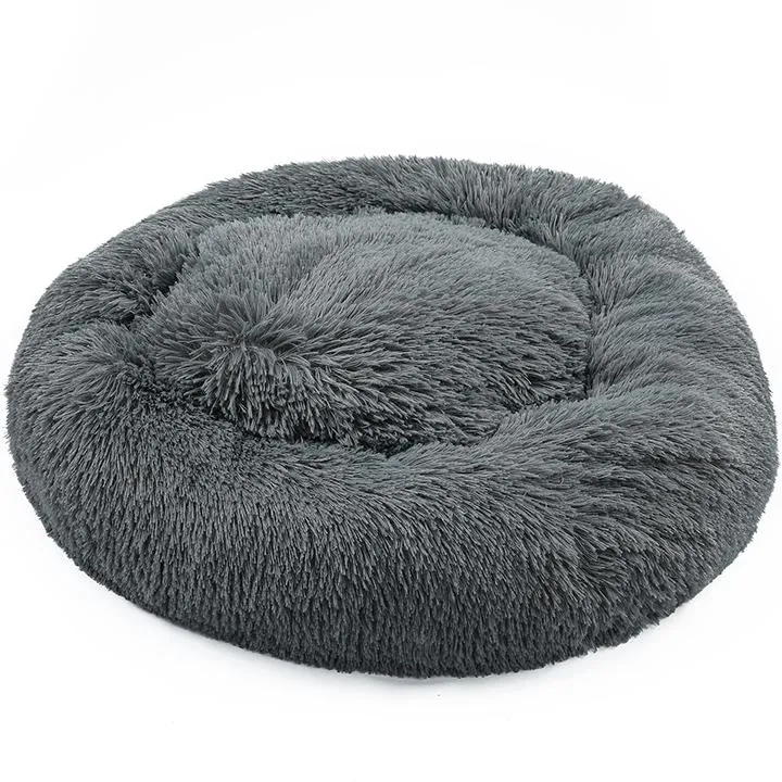 Pet Dog/Cat Soft Plush Round Cushion Bed 60cm