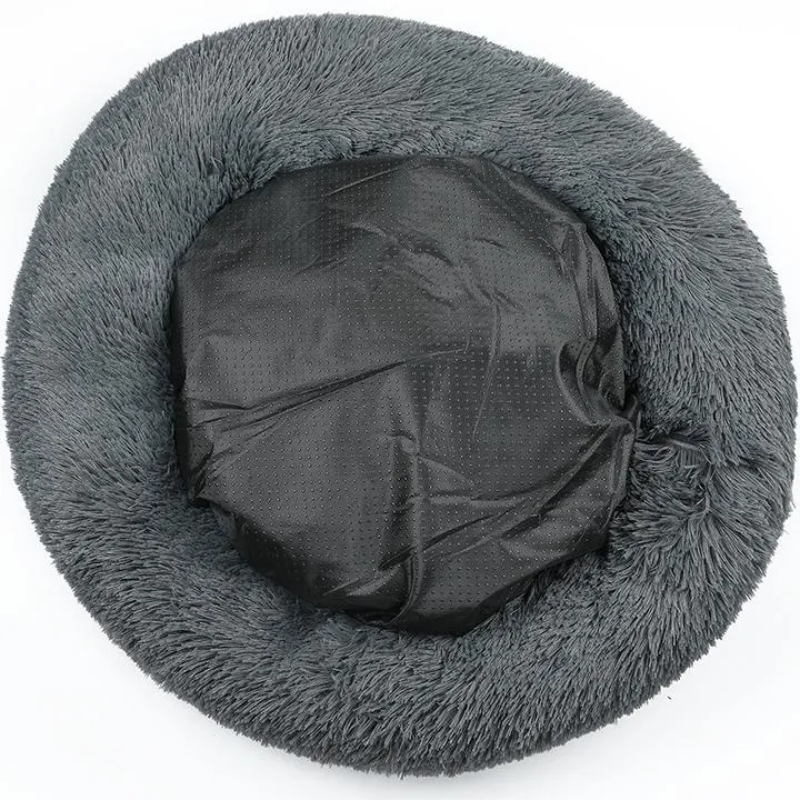 Pet Dog/Cat Soft Plush Round Cushion Bed 60cm