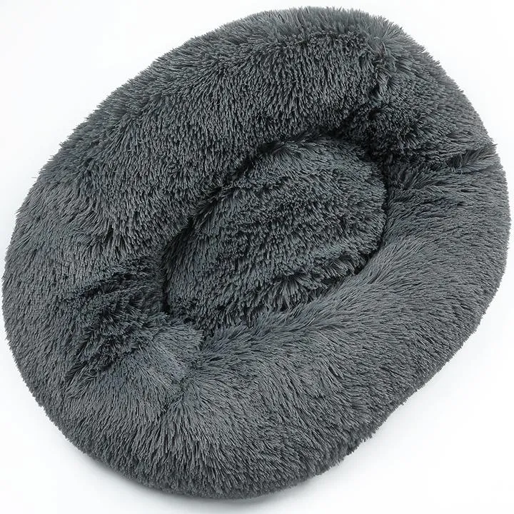 Pet Dog/Cat Soft Plush Round Cushion Bed 60cm