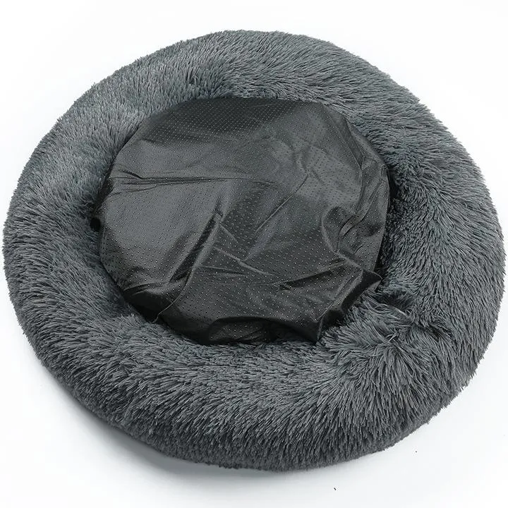 Pet Dog/Cat Soft Plush Round Cushion Bed 60cm