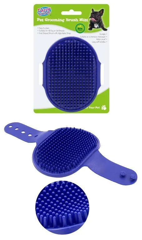 Pet Grooming Brush Mitt