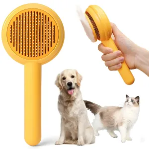 Pet Grooming Self Cleaning Slicker Brush