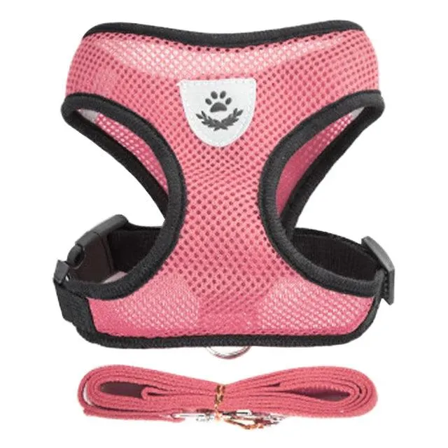 Pet Harness Vest with Lead