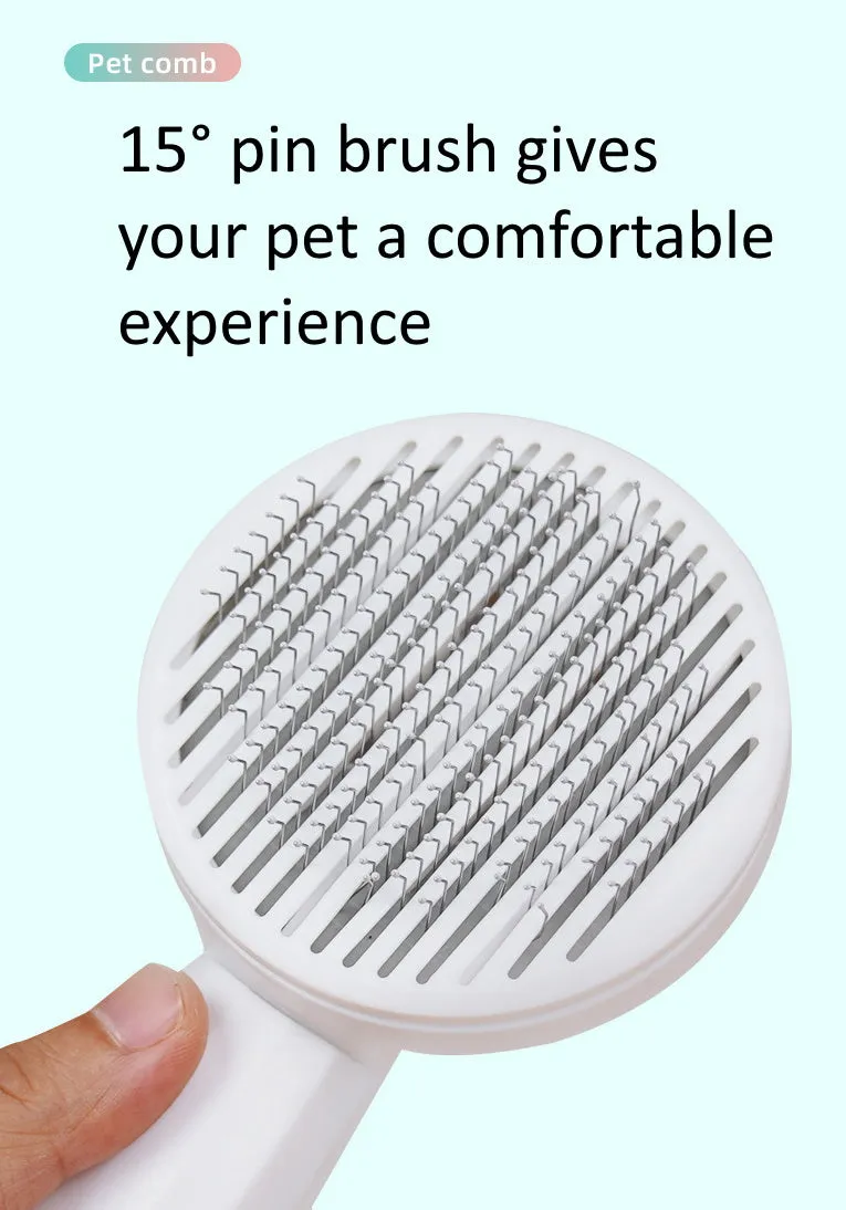 Pet Self Cleaning Slicker Brush