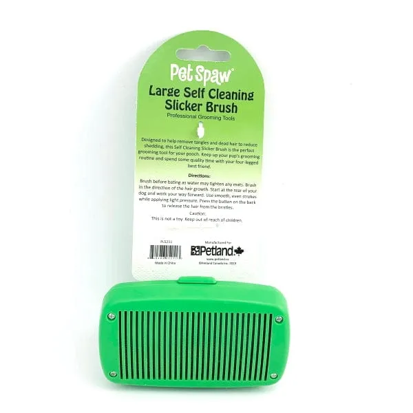 Pet Spaw Self Cleaning Slicker Brush