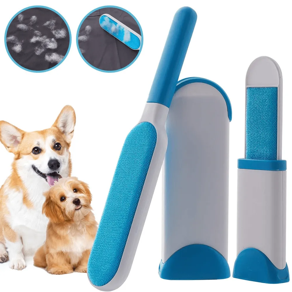 Pet Vogue Lint Remover for Dogs and Cats (Blue/White)