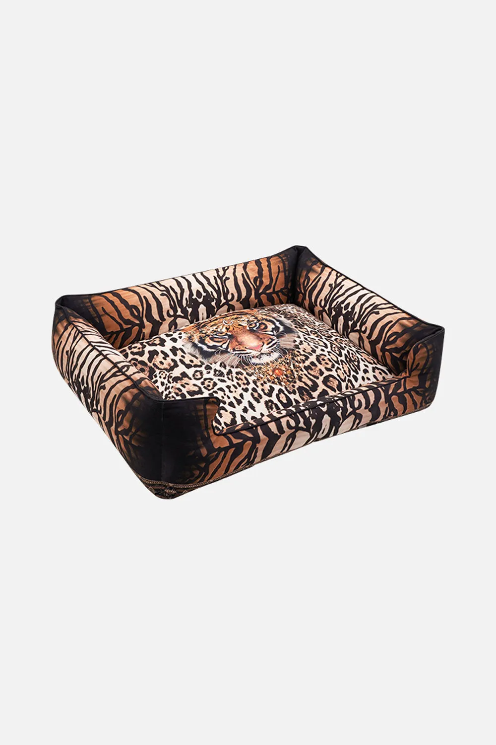 PRINTED DOG BED TAME MY TIGER