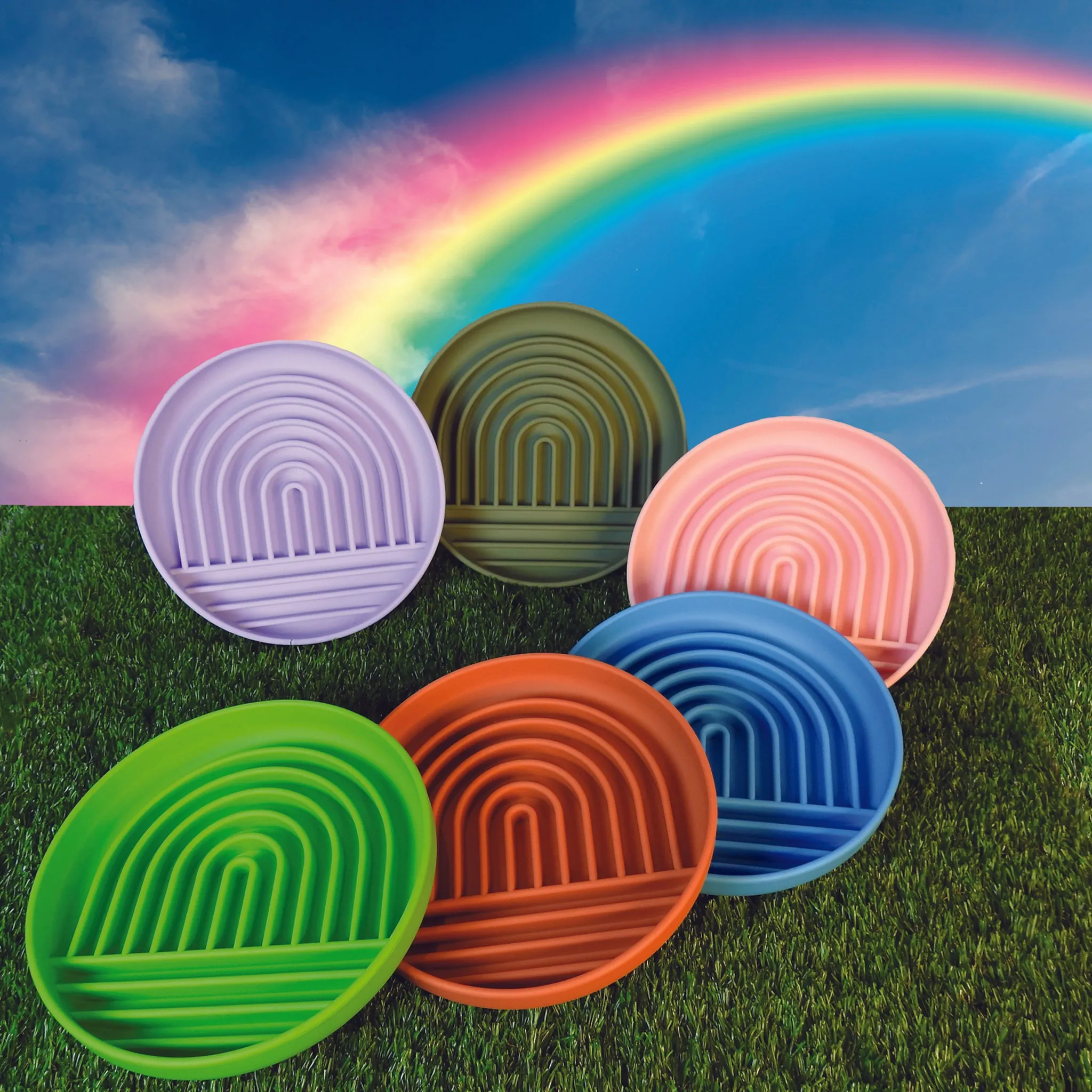 Rainbow Slow Feeder - Olive