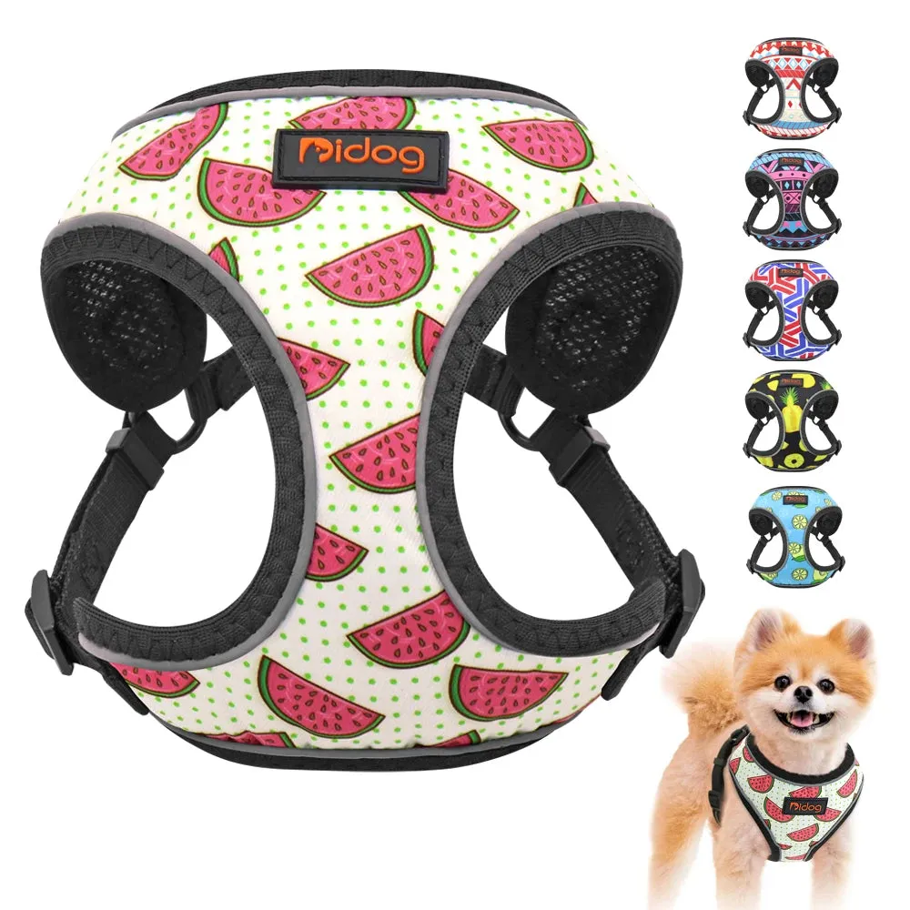 Reflective Nylon Harness Vest for Small to Medium Dogs and Cats