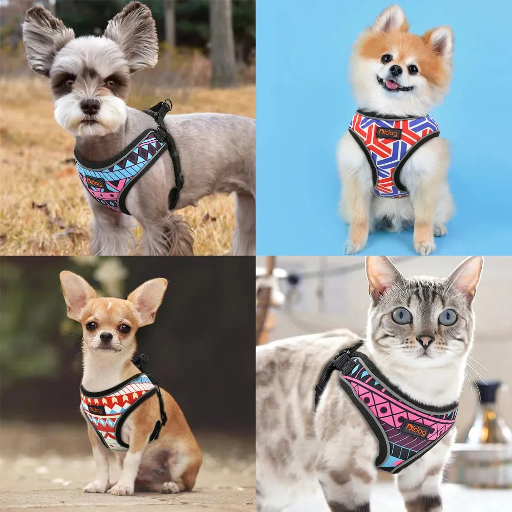 Reflective Nylon Harness Vest for Small to Medium Dogs and Cats