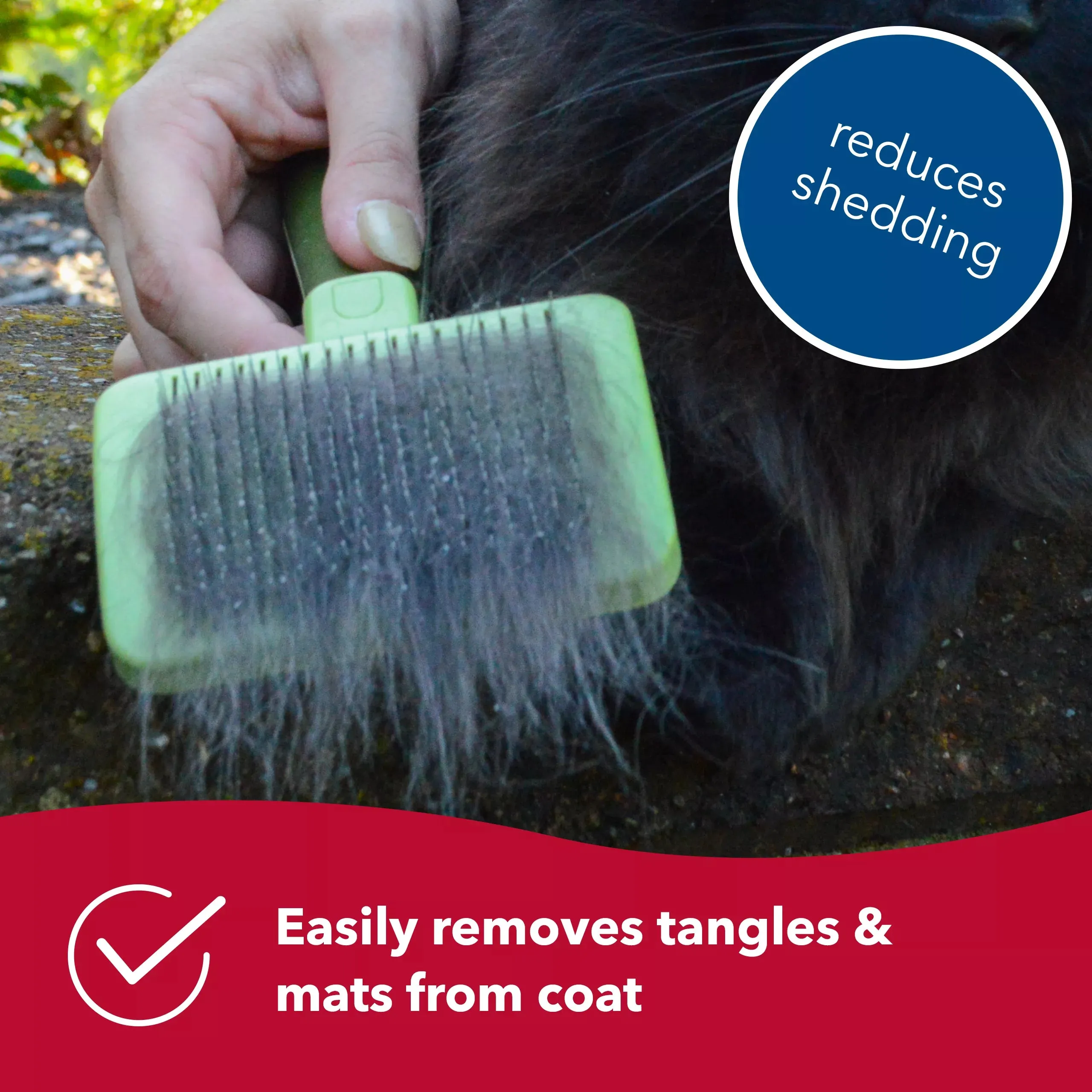 Safari Self Cleaning Slicker Brush For Cats