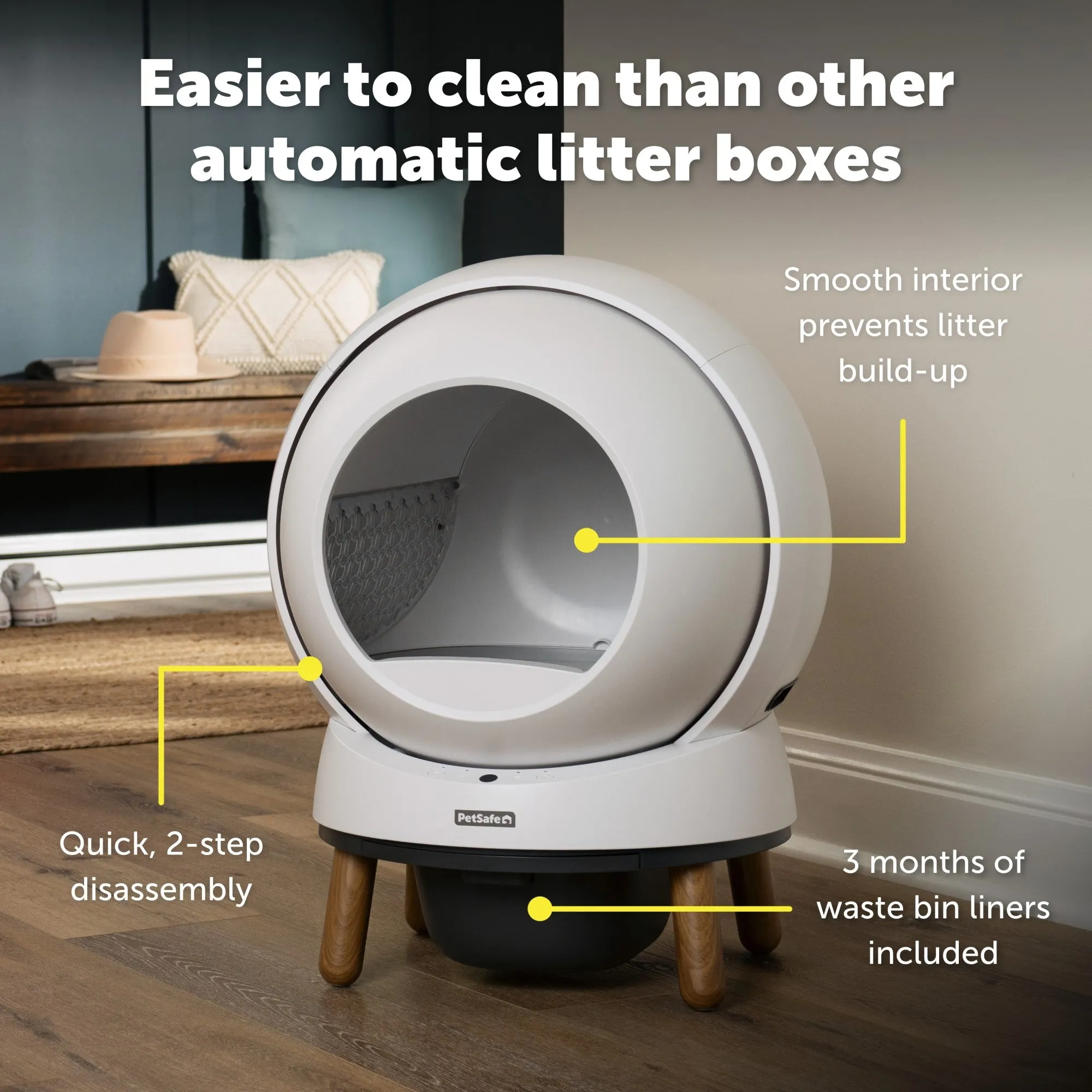 ScoopFree® SmartSpin™ Self-Cleaning Litter Box