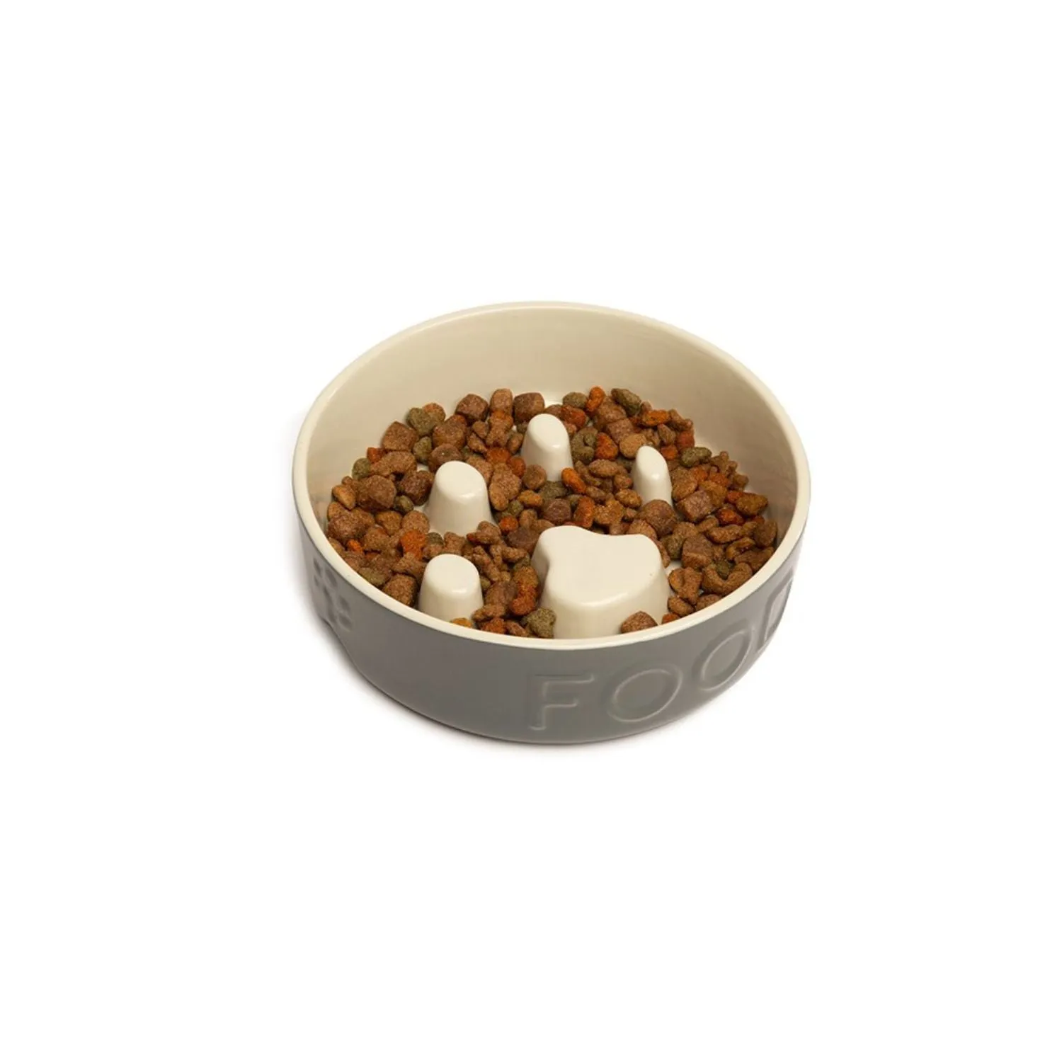 Scruffs Classic Slow Feeder Ceramic Bowl