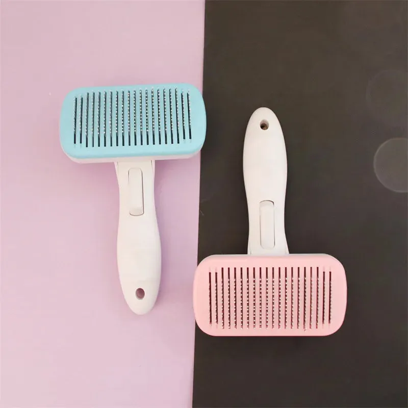 Self-Cleaning Grooming Brush for Pets