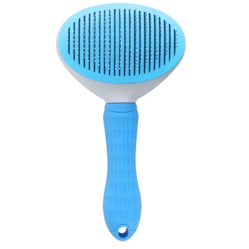 Self-Cleaning Pet Hair Removal Comb - Cat and Dog Grooming Slicker Brush