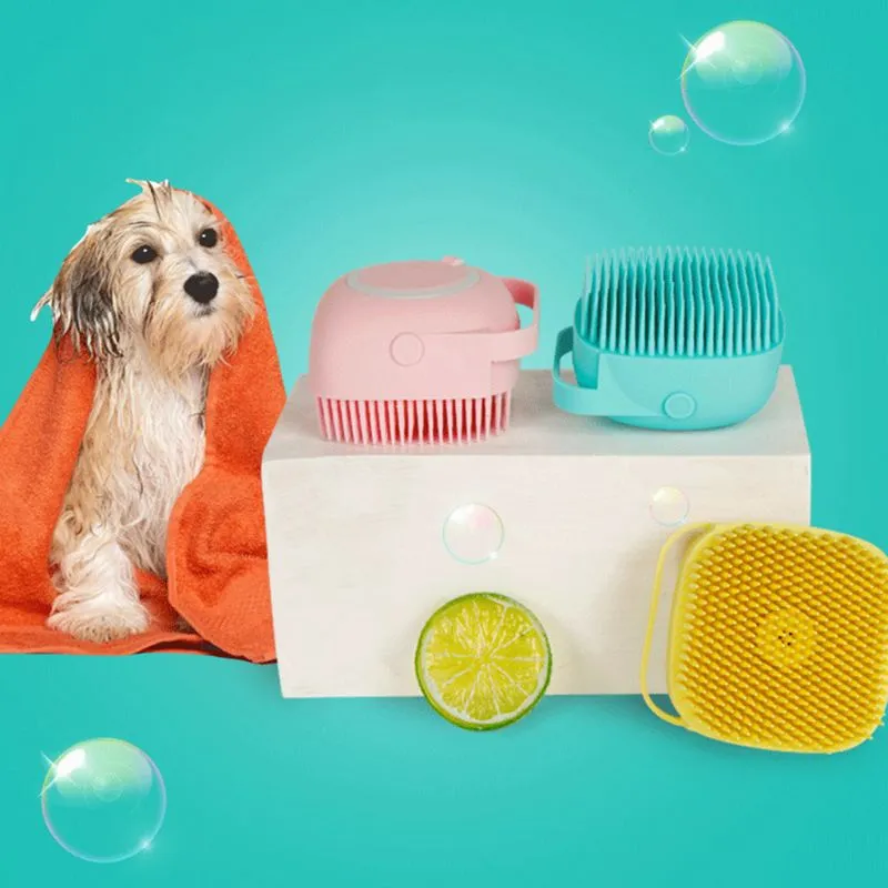 Silicone Pet Bath Brush Comb