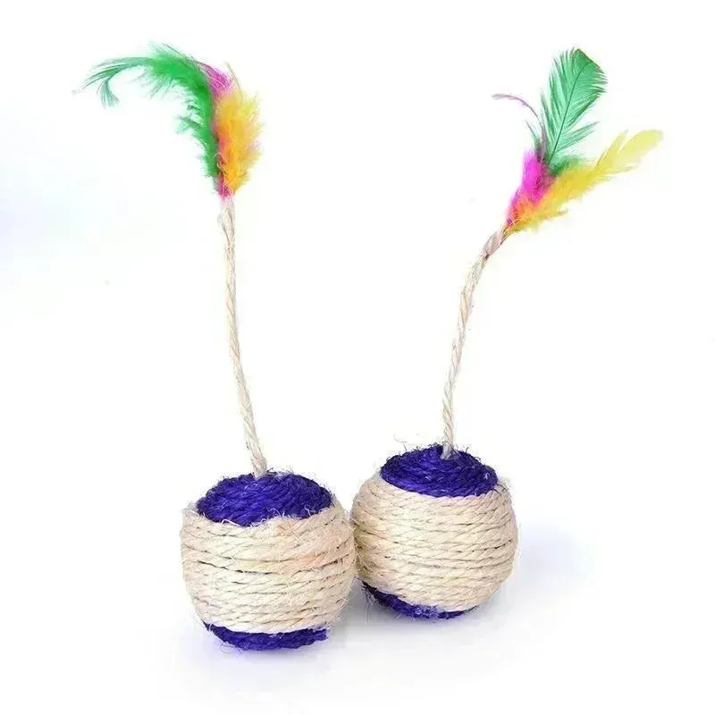 Sisal Scratching Ball Toy