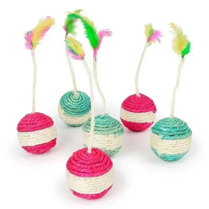 Sisal Scratching Ball Toy