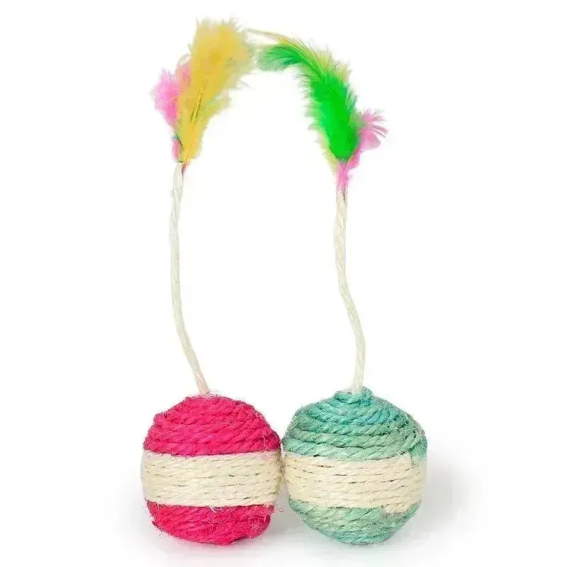 Sisal Scratching Ball Toy