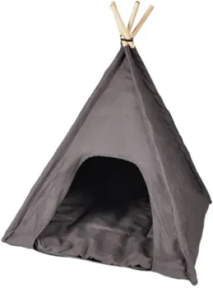 SLEEPING PLACE TIPI CYLINDER GREY & NATURAL