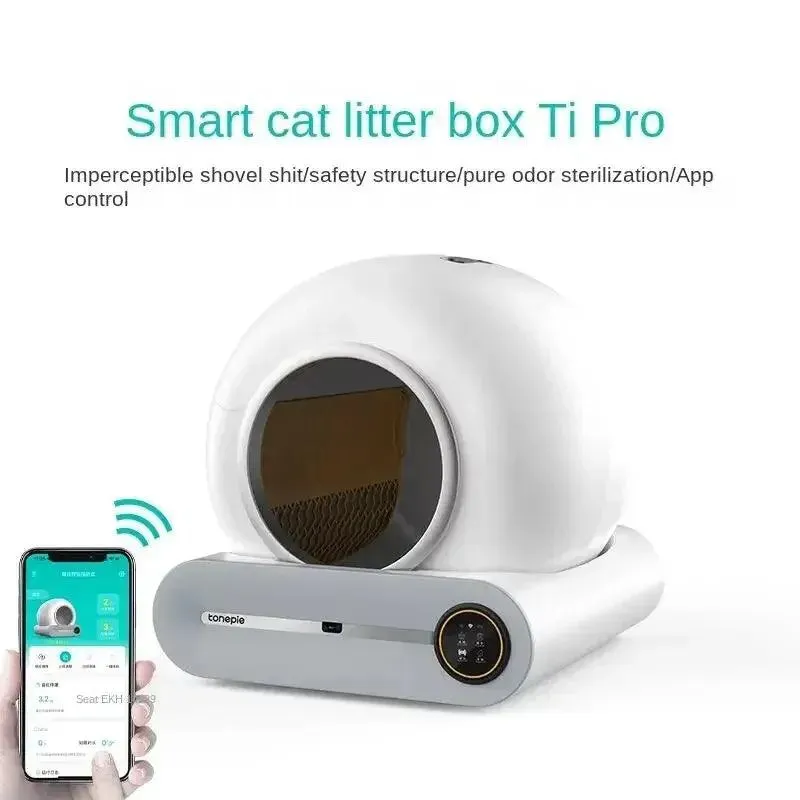 Smart Cat Litter Box with App Control