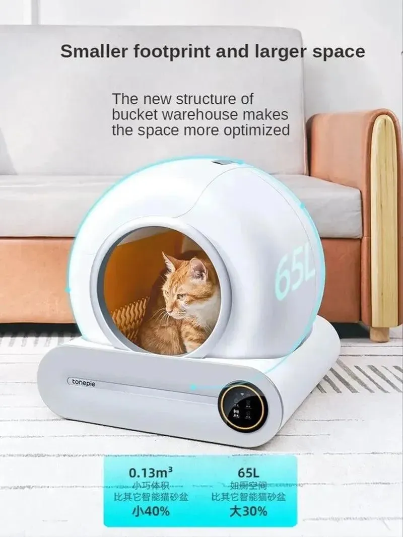 Smart Cat Litter Box with App Control