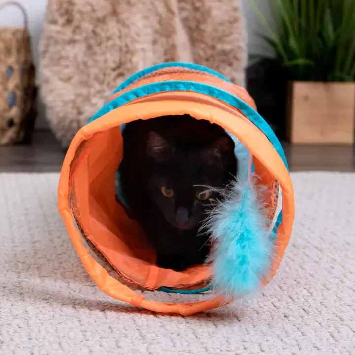 SmartyKat Instincts Teaser Tunnel™ Activity Tunnel Cat Toy