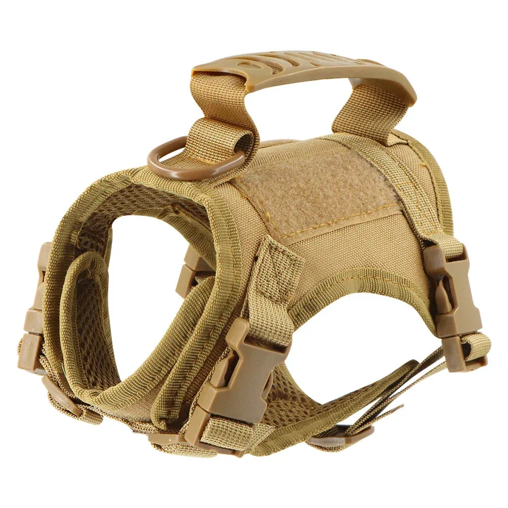 Tactical Cat Harness and Leash – Adjustable Vest for Small Dogs and Kittens