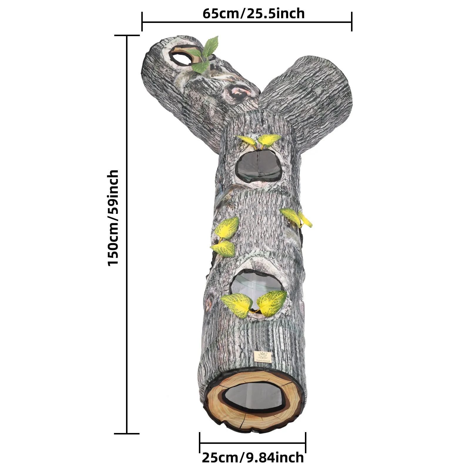 Tree Pattern Extensible and Collapsible Tunnel Pet Cat Dog Toys as Pets Supplies