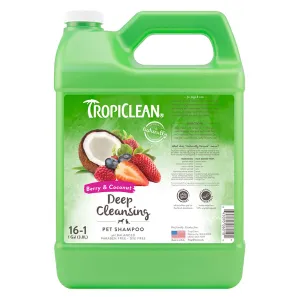 Tropiclean Deep Cleaning Berry & Coconut Pet Shampoo 1G