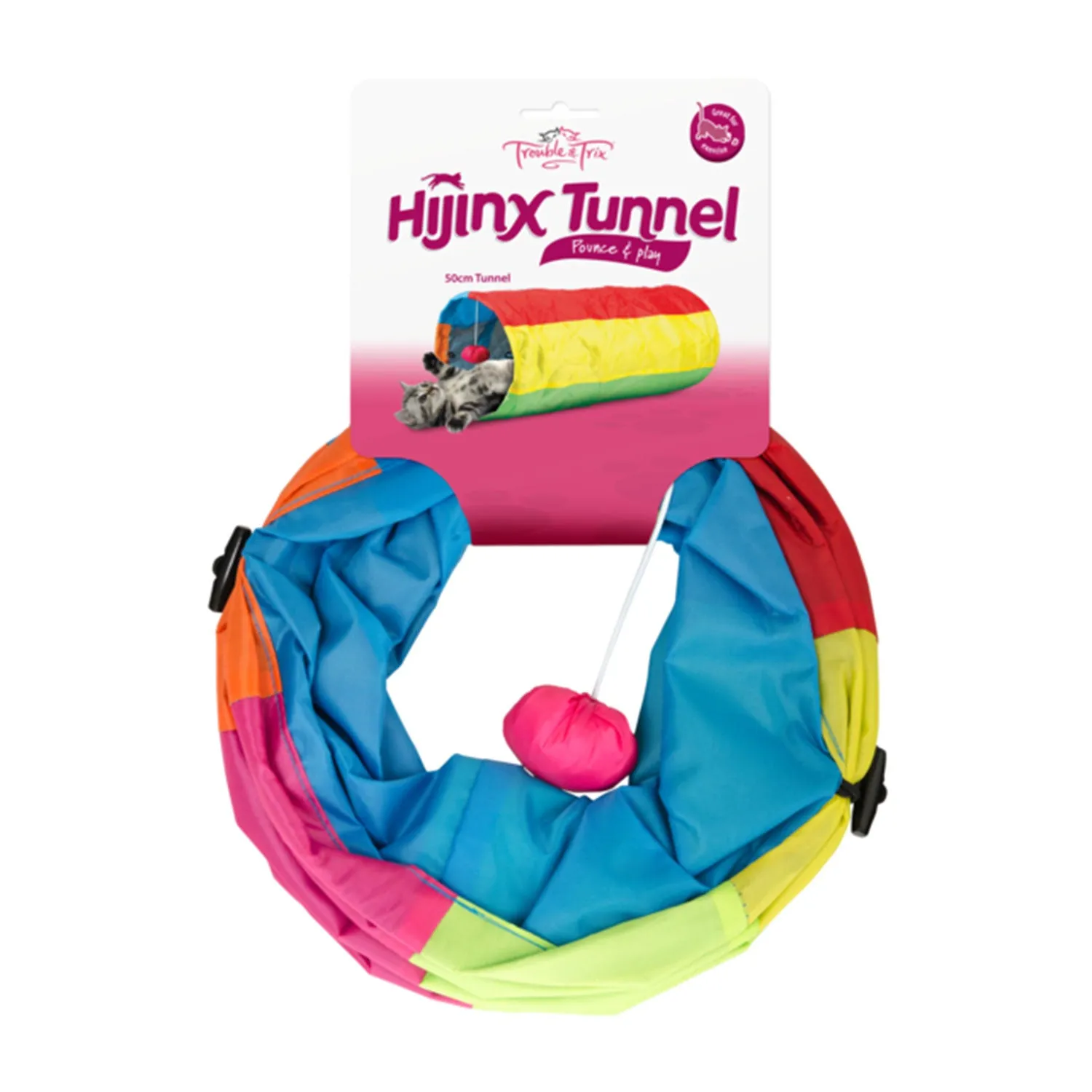 Trouble & Trix HiJinx Tunnel Cat Toy