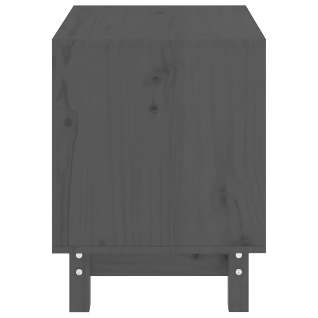 vidaXL Dog House Grey 50x40x52 cm Solid Wood Pine