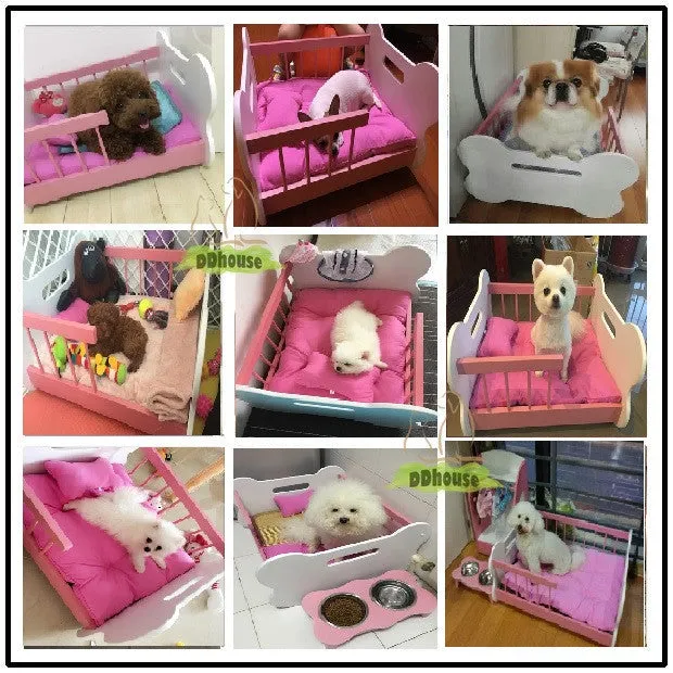 Wooden Pet Beds Solid Wood Pet Crate